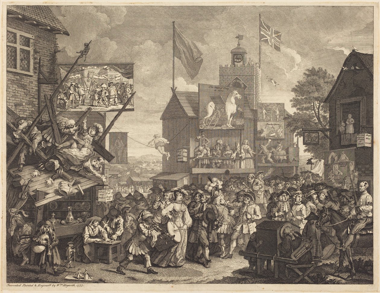 Feira de Southwark de William Hogarth