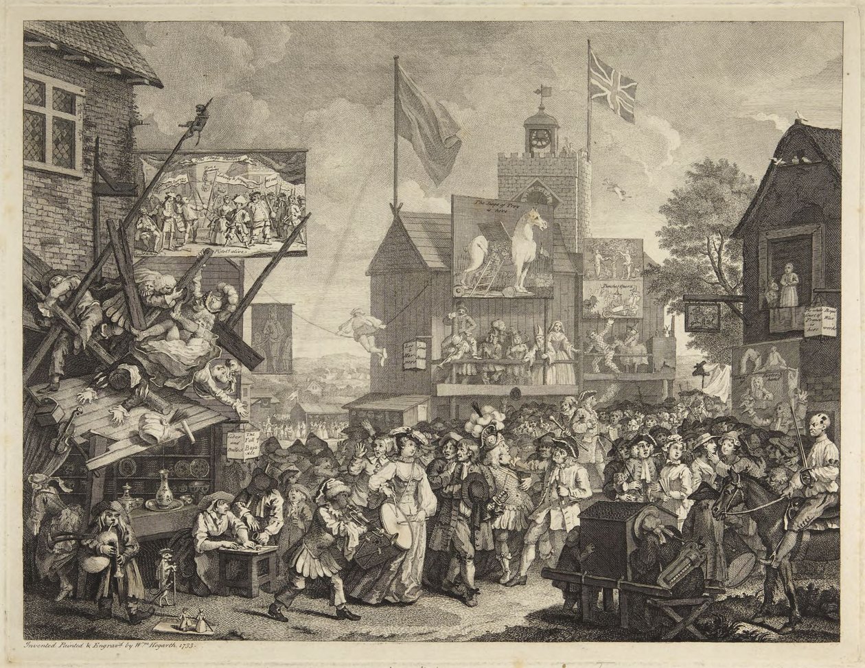 Feira de Southwark de William Hogarth