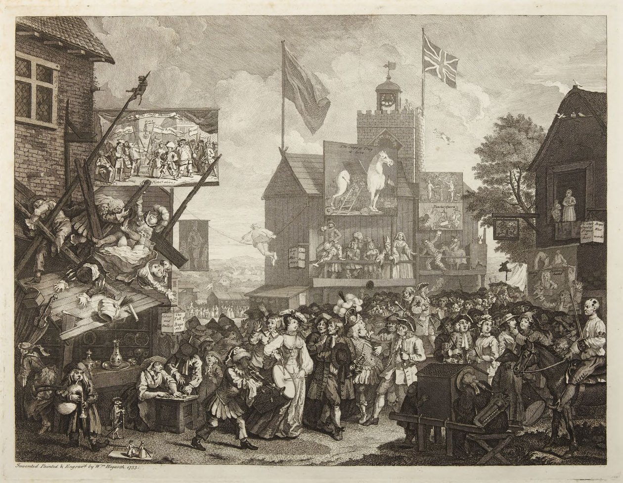Feira de Southwark de William Hogarth