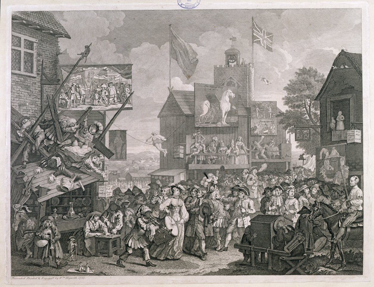 Feira de Southwark de William Hogarth