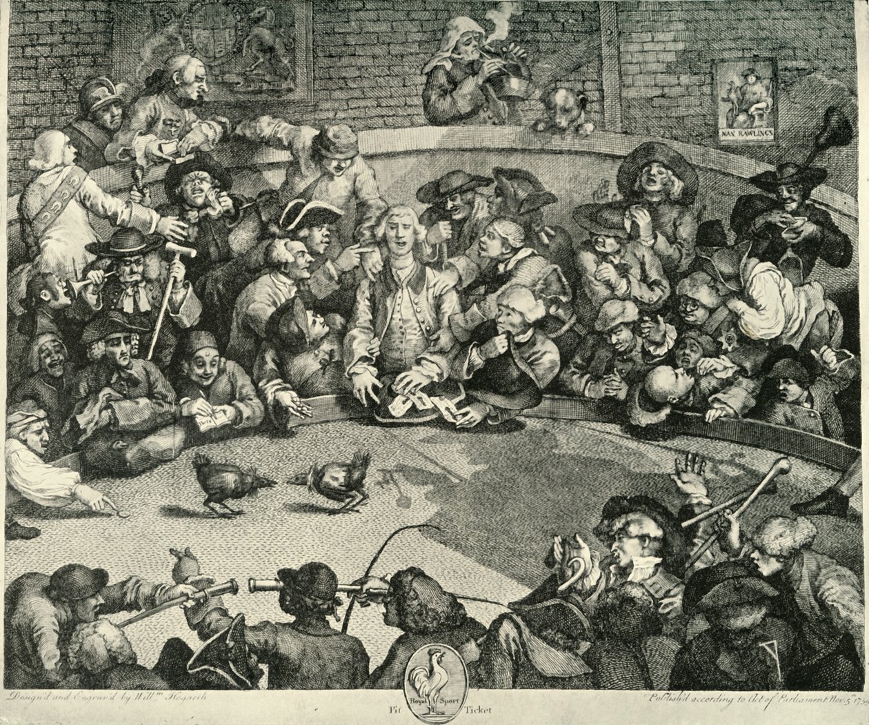 Esporte no século XVIII, c1720-1764, 1925. de William Hogarth