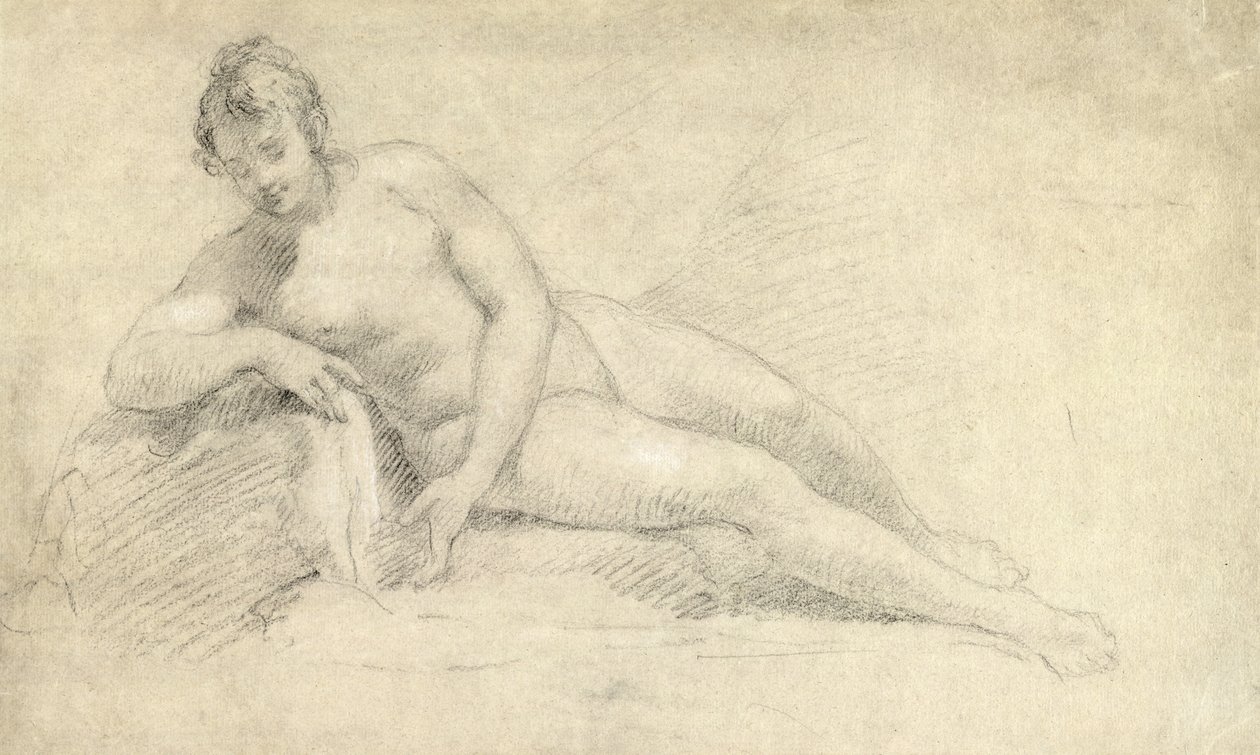 Estudo de um nu feminino de William Hogarth