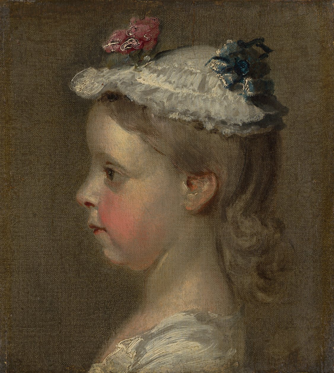 Estudo da cabeça de uma rapariga de William Hogarth