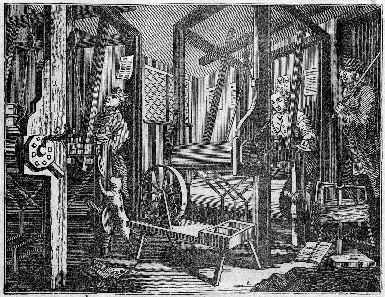 TEXTILE MILL de William Hogarth