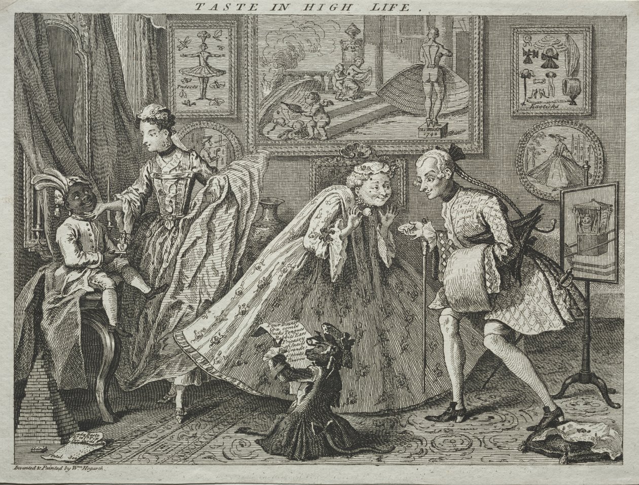 O sabor da vida no alto nível de William Hogarth