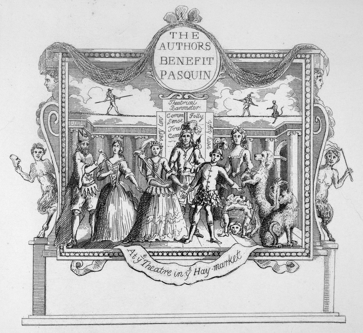 Os autores Pasquin de William Hogarth