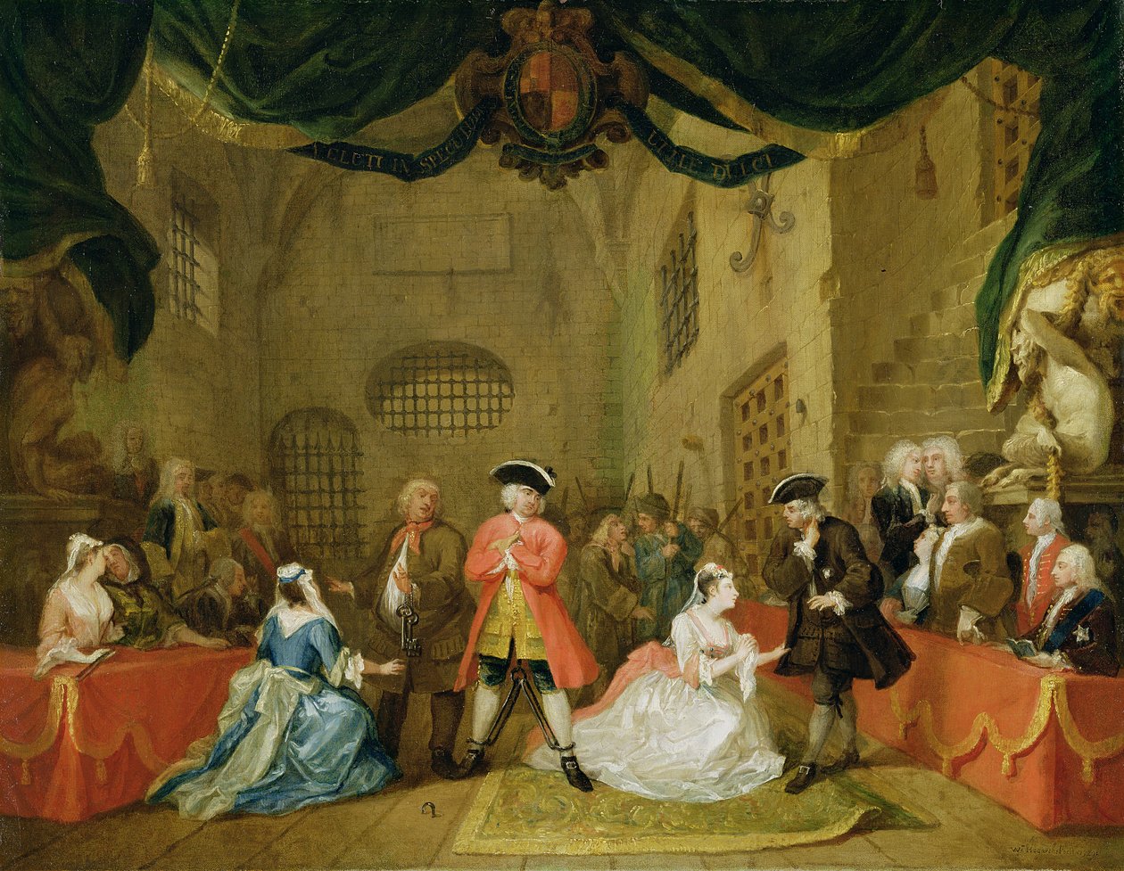 The Beggar&39;s Opera, Scene III, Act XI de William Hogarth