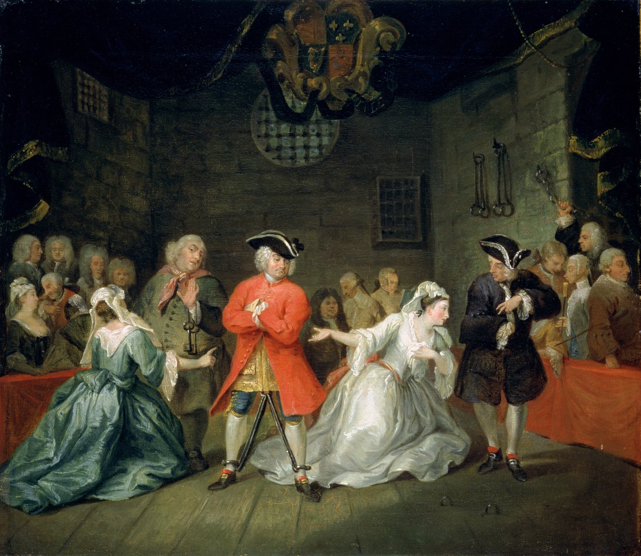 Ópera do Mendigo, c.1731 de William Hogarth