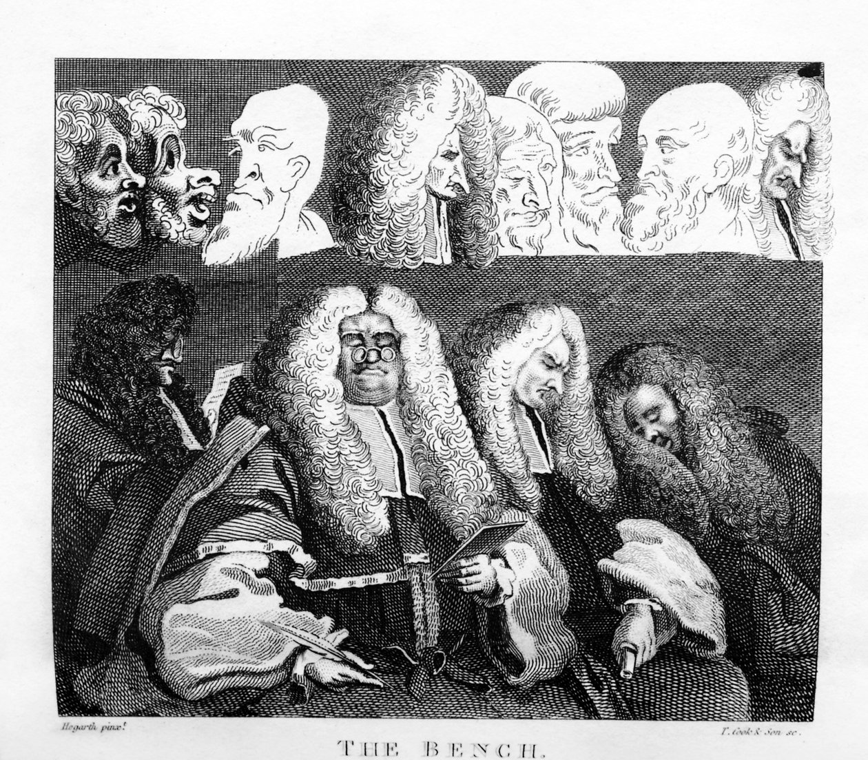 A Bancada por William Hogarth de William Hogarth