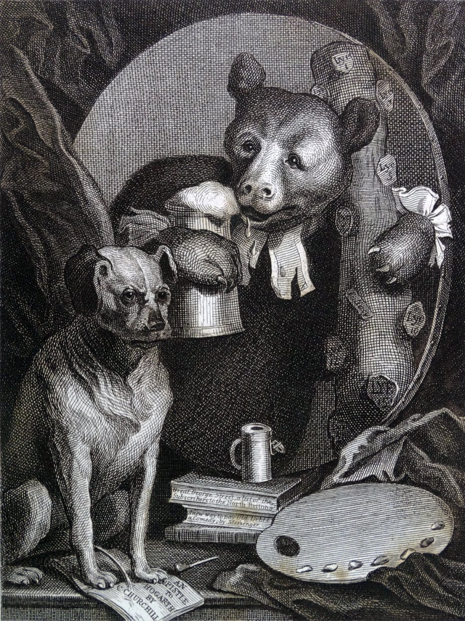 O Bruiser de William Hogarth