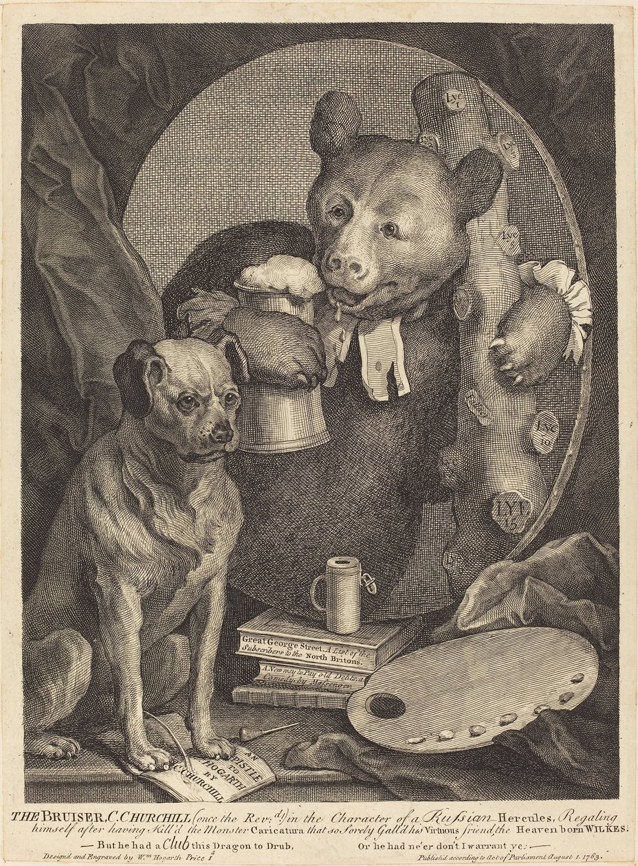 The Bruiser de William Hogarth