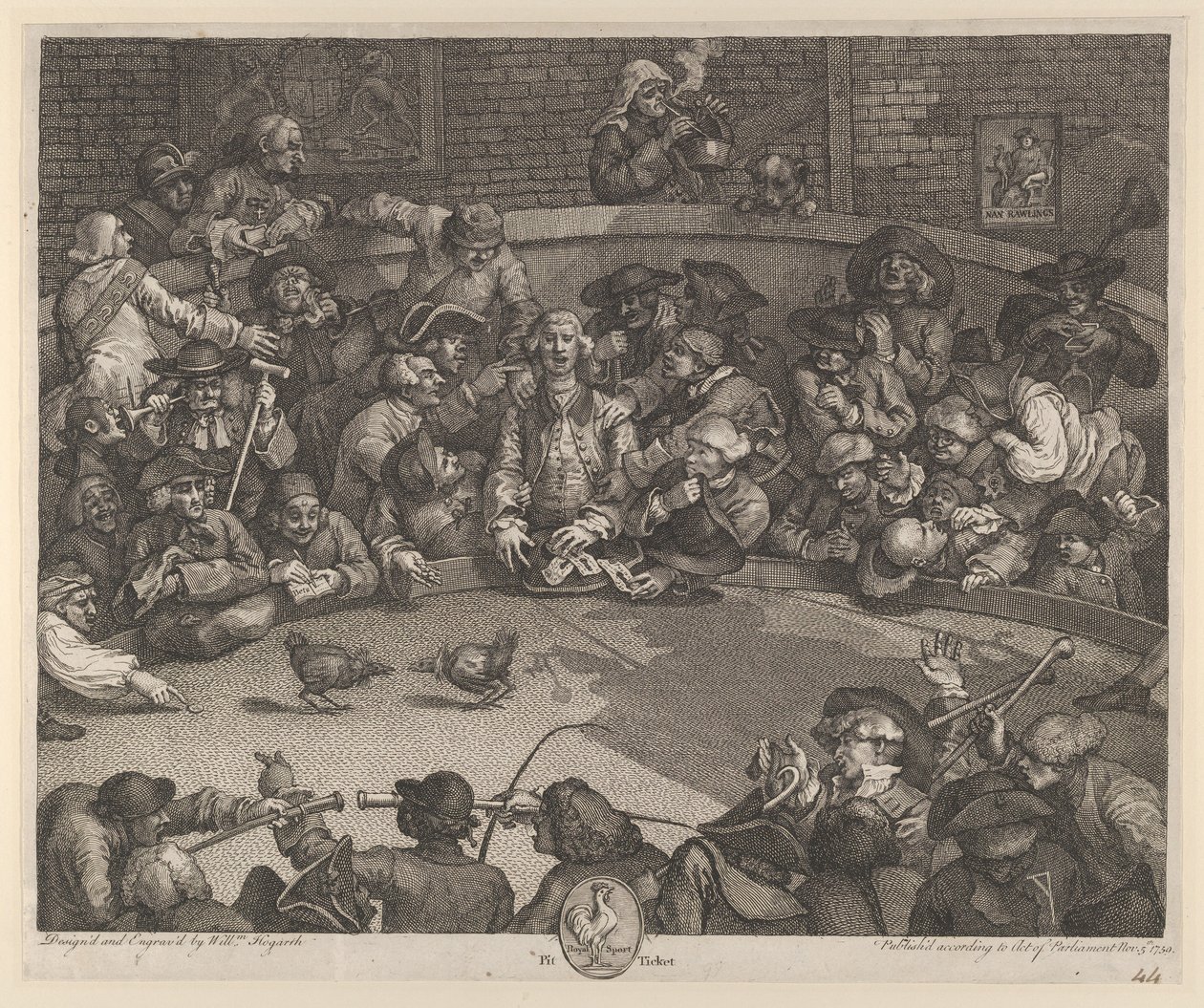 O Cockpit de William Hogarth