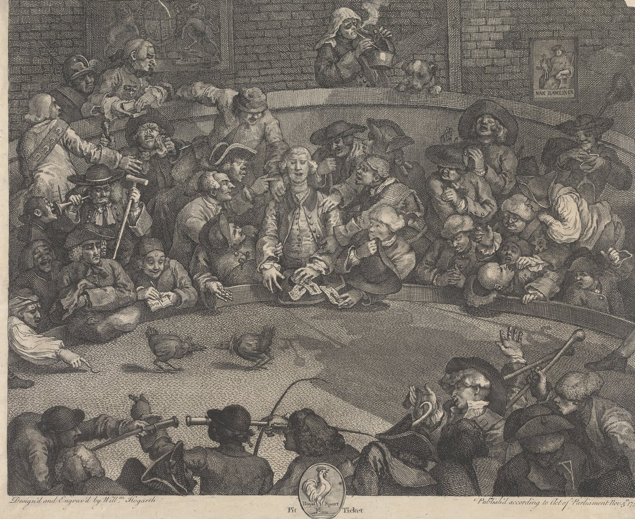 O Cockpit de William Hogarth