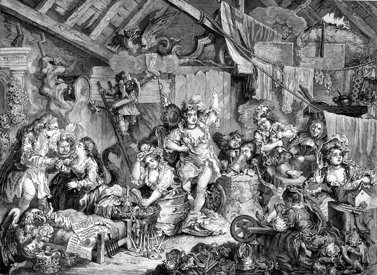 A Companhia dos Controladores por William Hogarth de William Hogarth