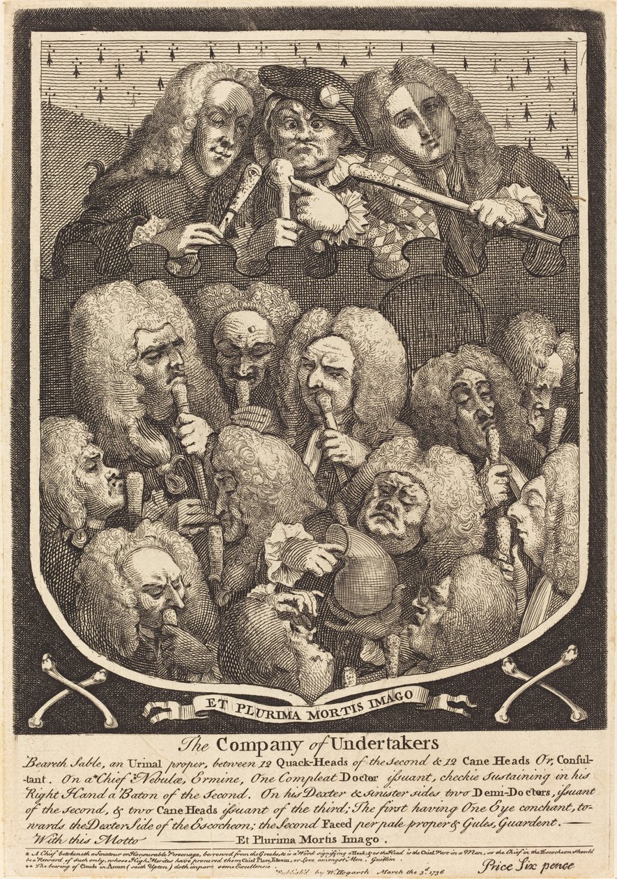 A Companhia dos Empreiteiros de William Hogarth