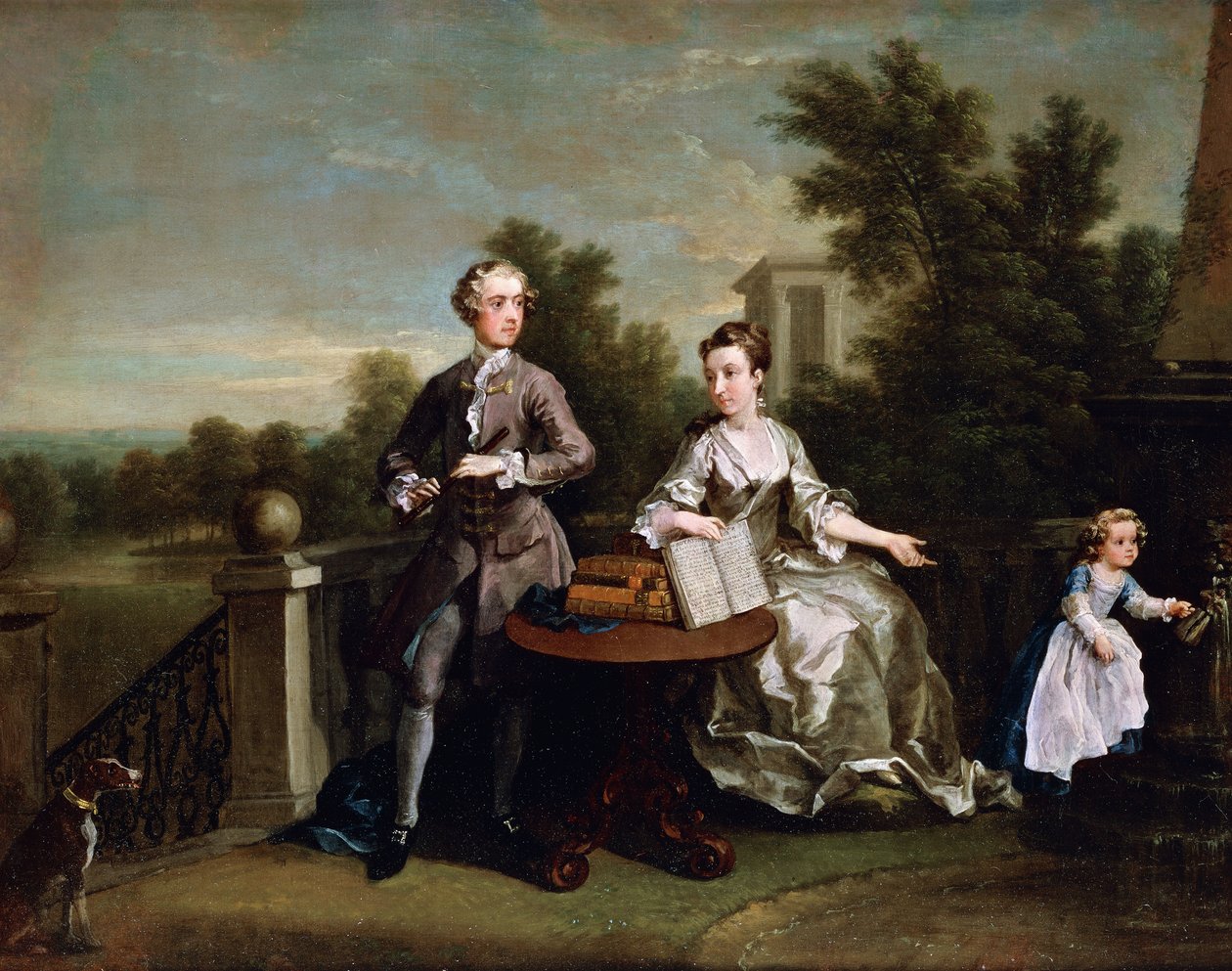 A família Edwards Hamilton de William Hogarth