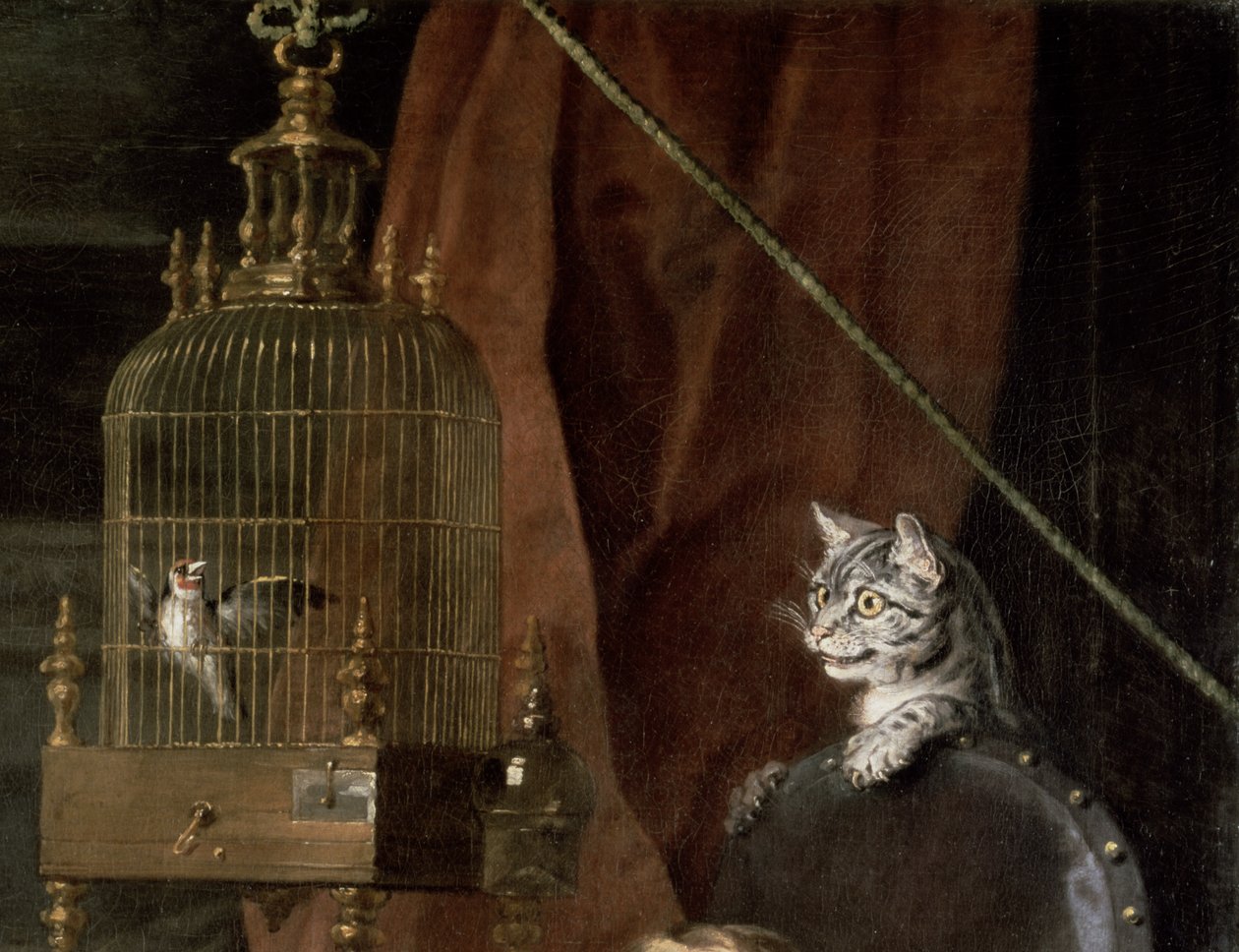 The Graham Children, 1742 (detalhe de 5539) de William Hogarth
