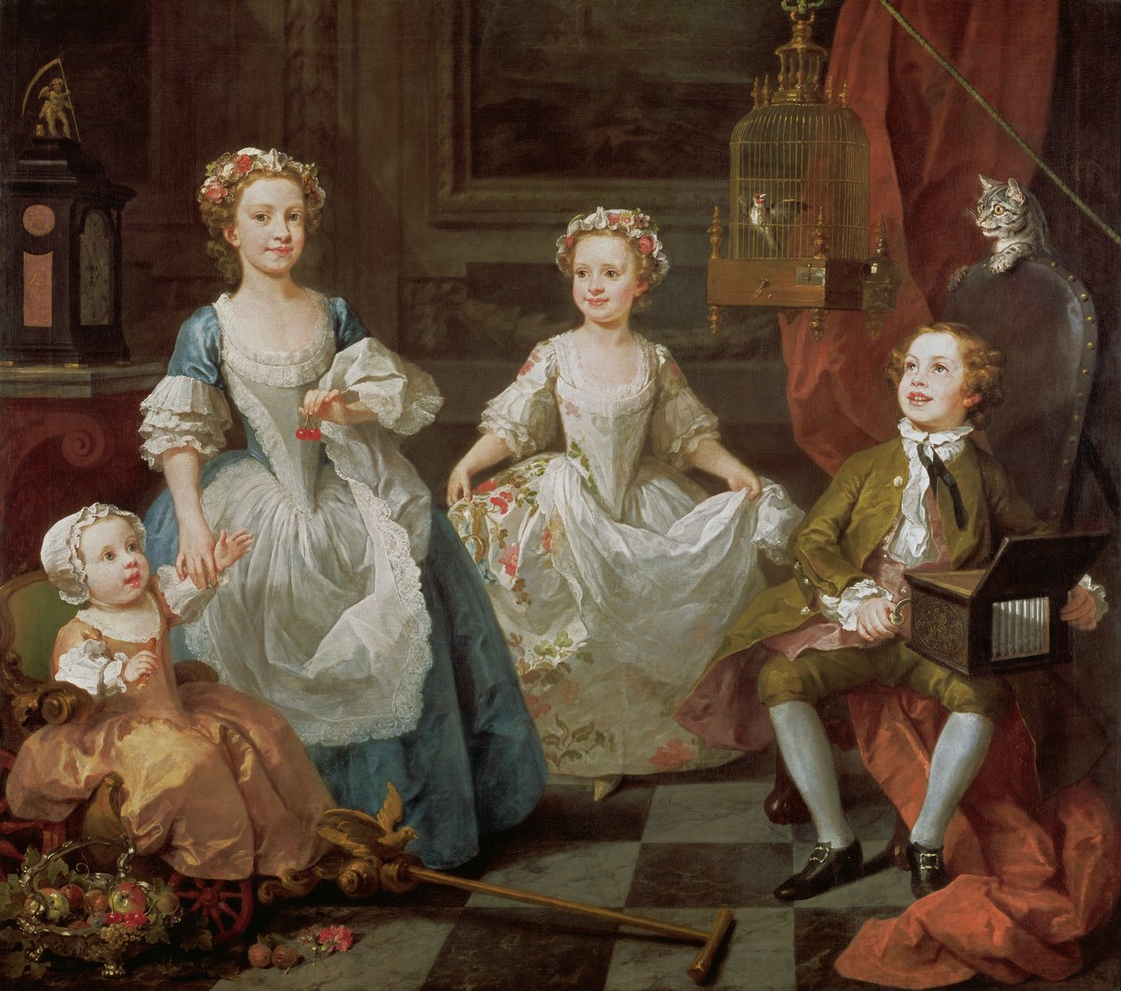 As crianças de Graham, 1742 de William Hogarth
