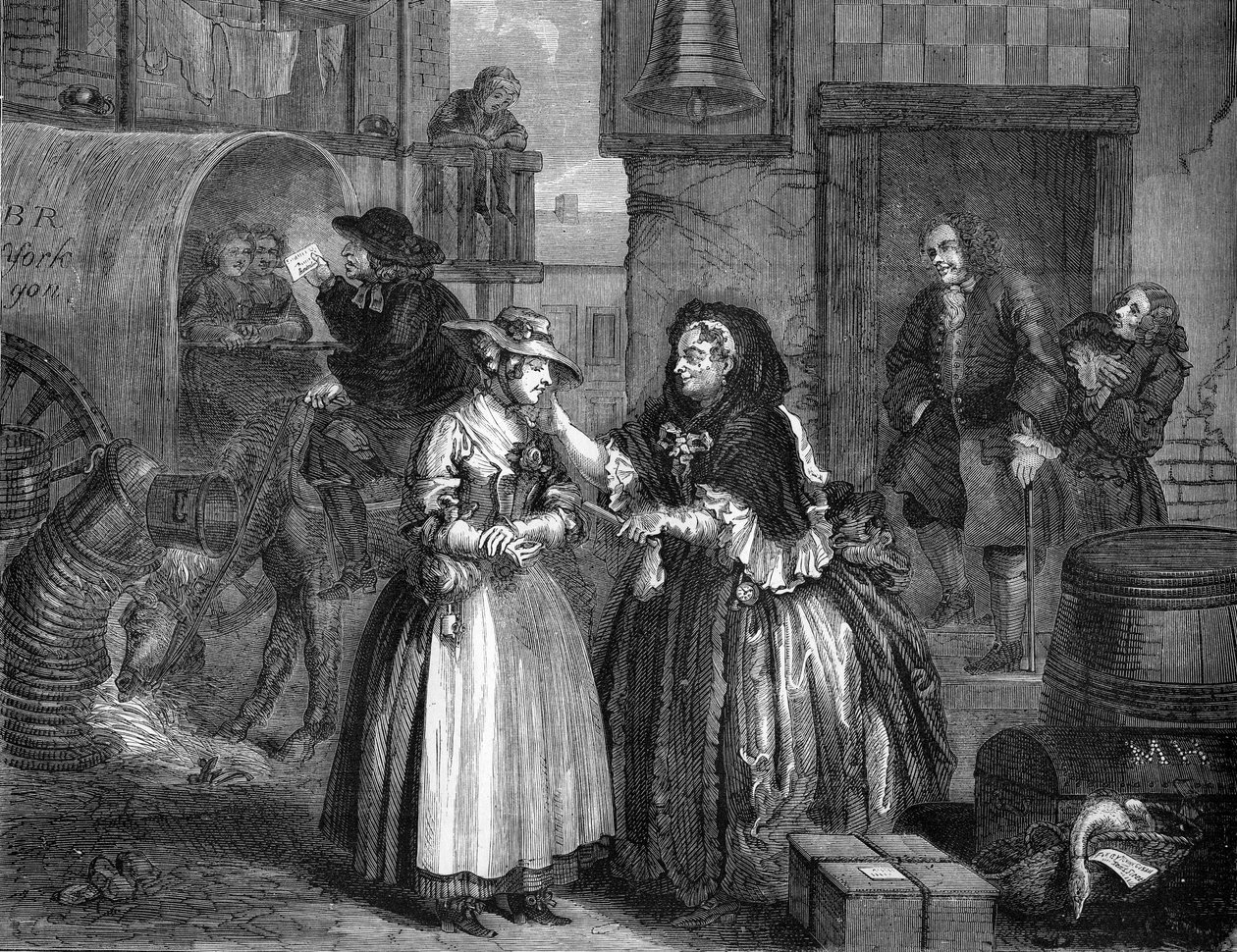 O progresso da Meretriz por William Hogarth de William Hogarth