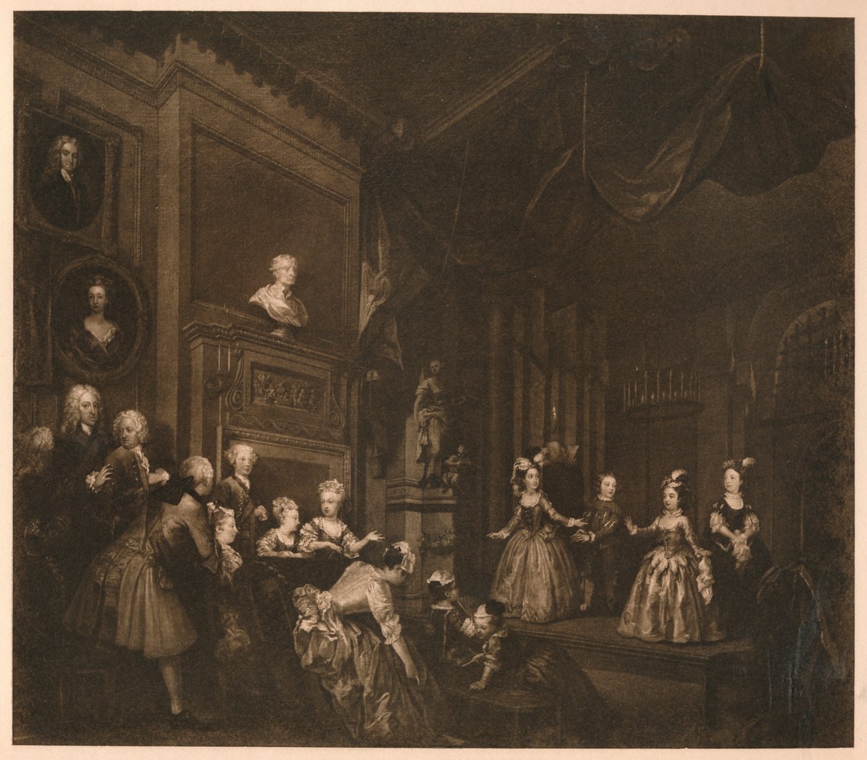 O Imperador Indiano, 1732 de William Hogarth
