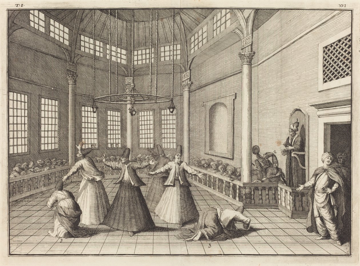 The Inside of a Mosque de William Hogarth