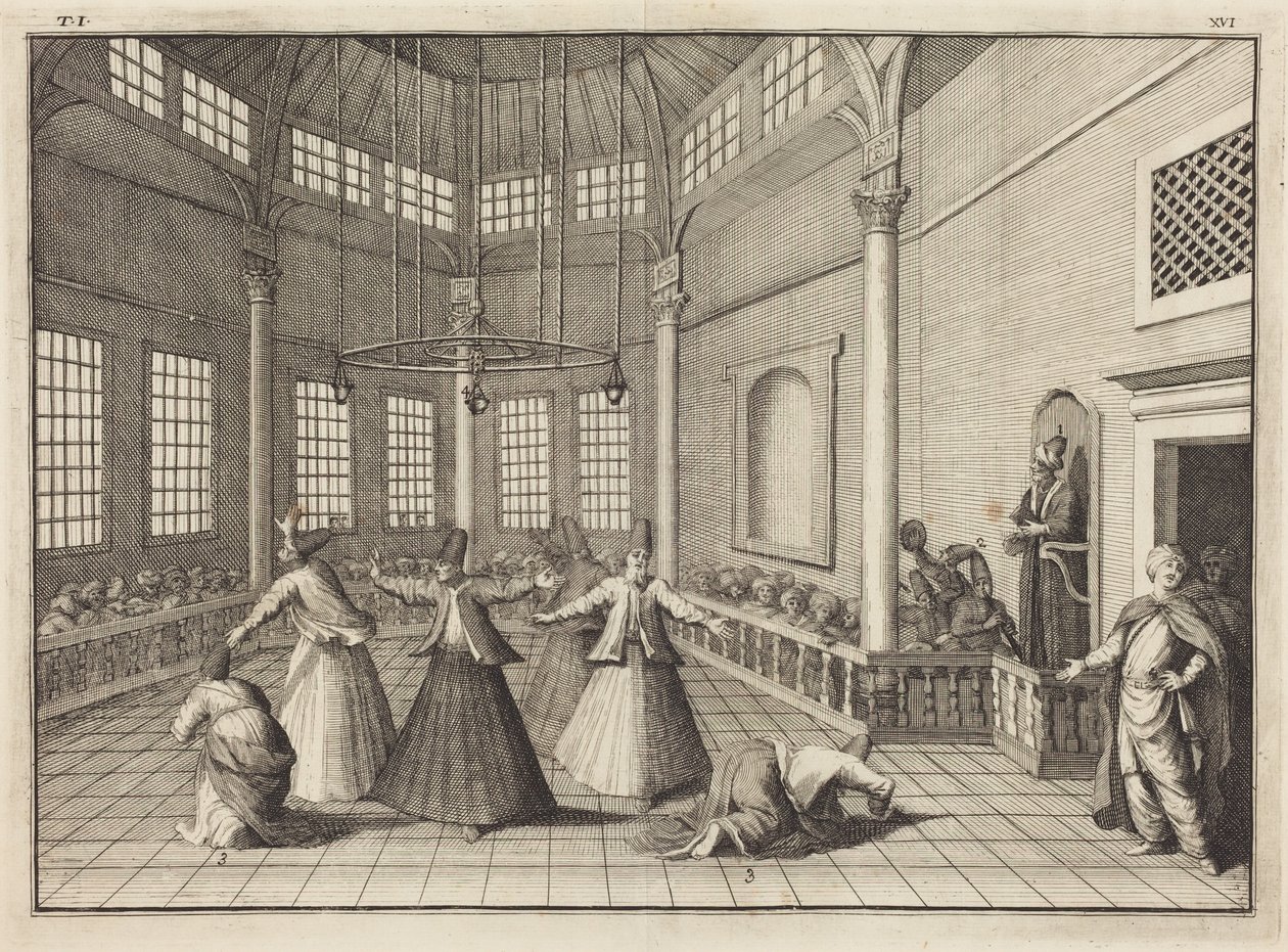 O interior de uma mesquita de William Hogarth
