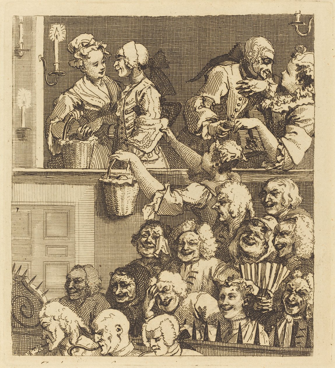 O público risonho de William Hogarth