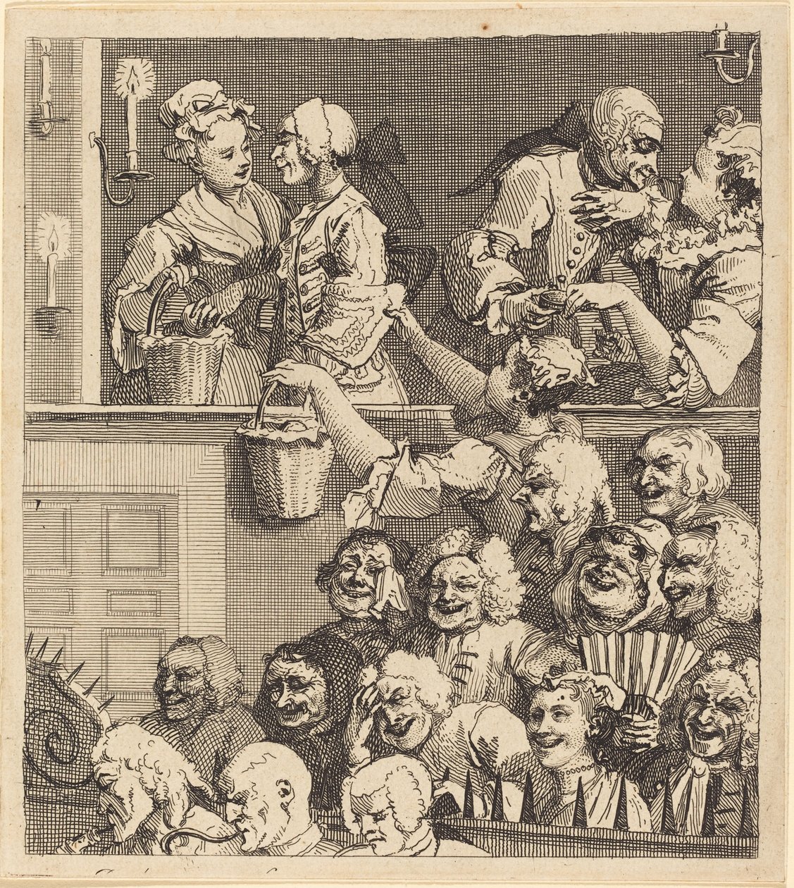 O público risonho de William Hogarth