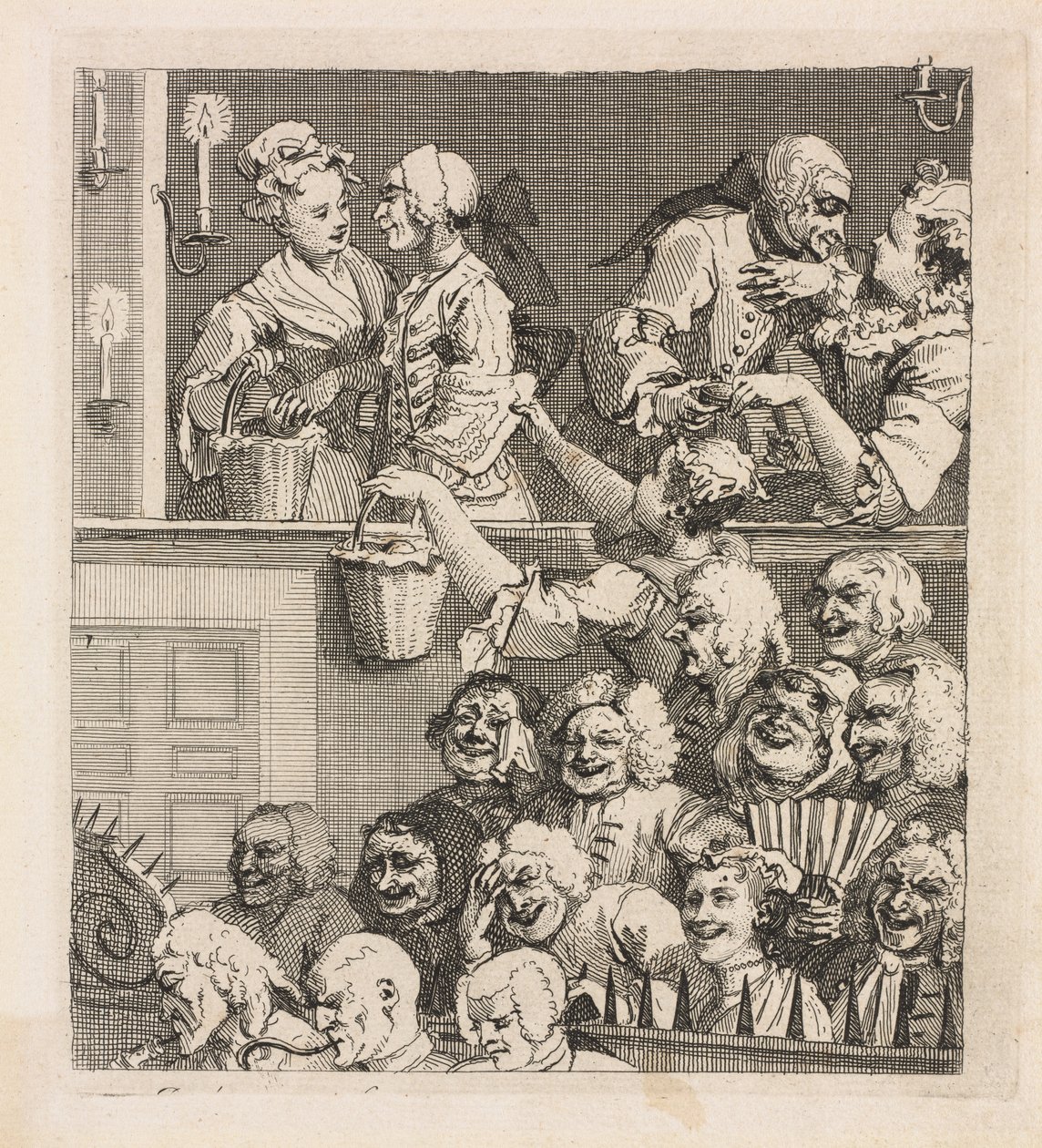 O público risonho de William Hogarth