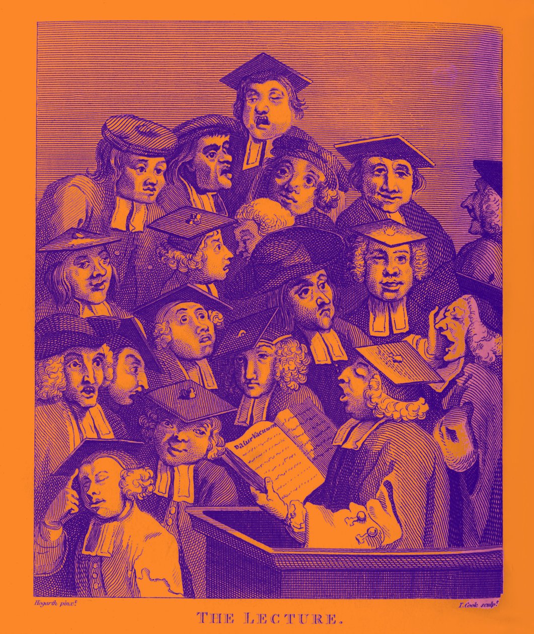 A palestra de William Hogarth de William Hogarth