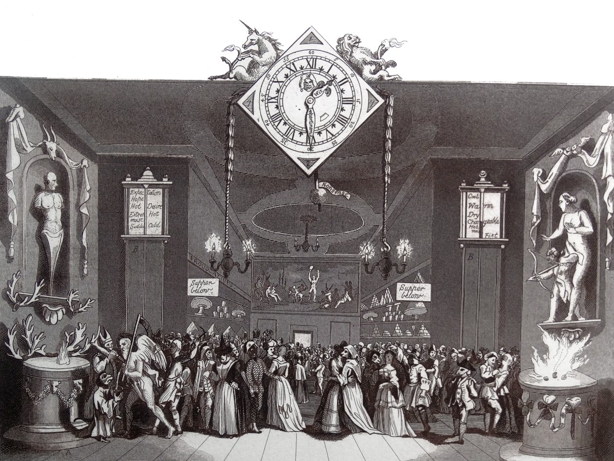 Bilhete The Masquerade de William Hogarth