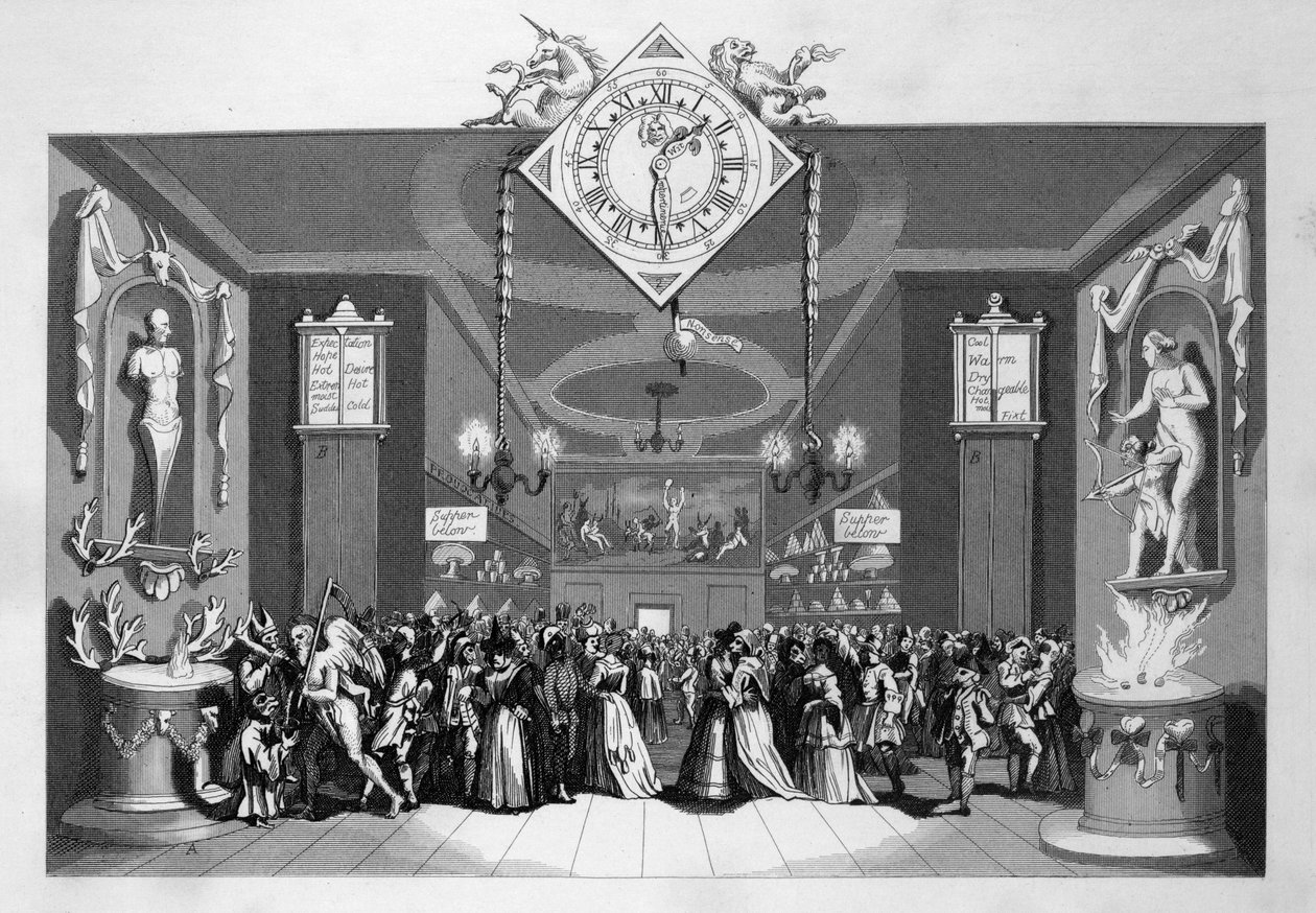 O ingresso do Masquerade de William Hogarth