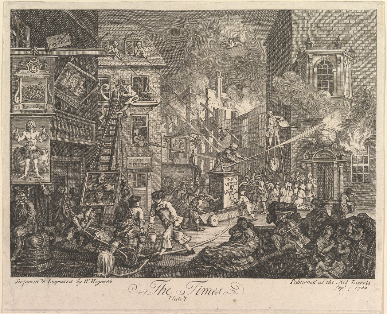 The Times, prancha 1 de William Hogarth