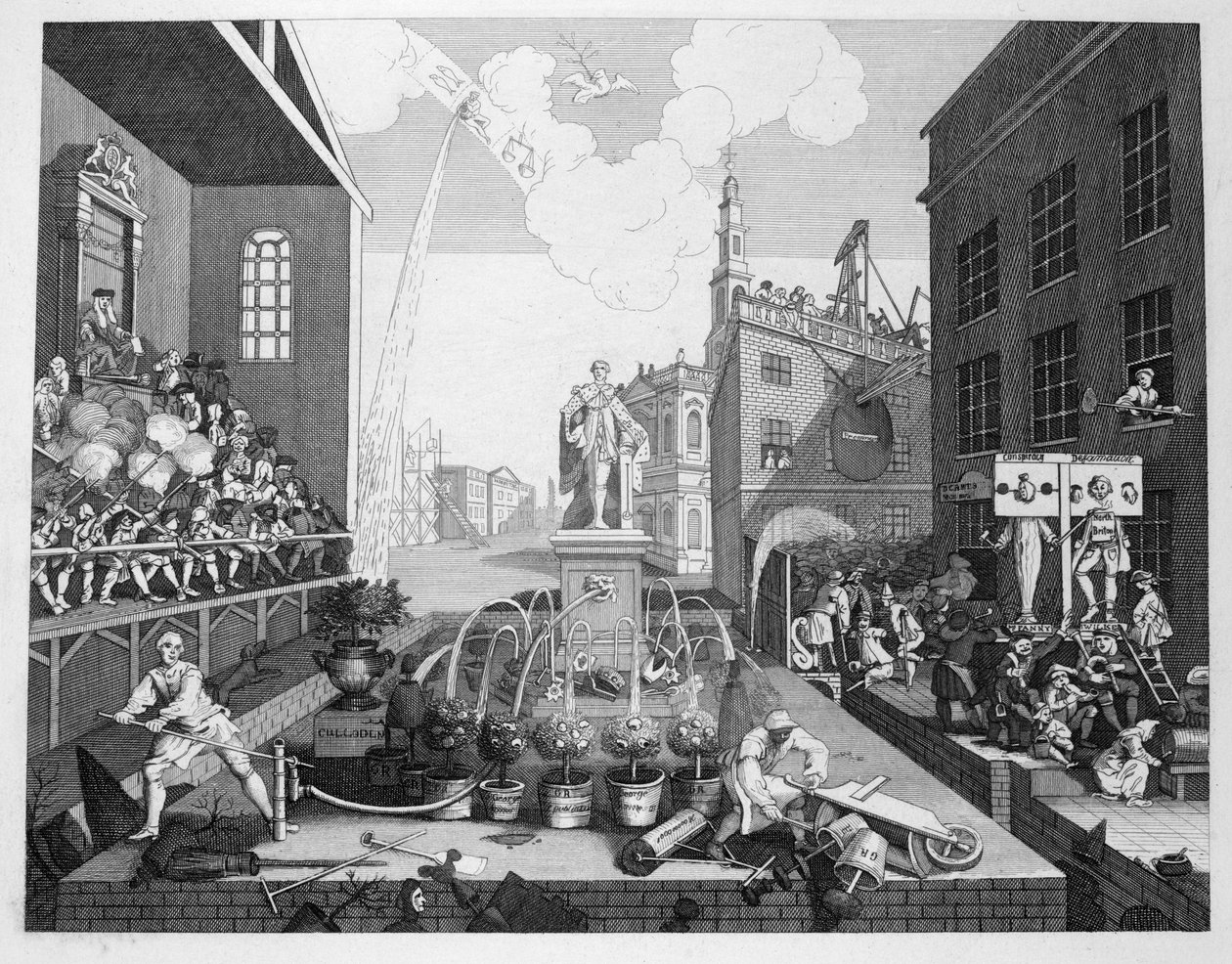 The Times, Plate 2 de William Hogarth