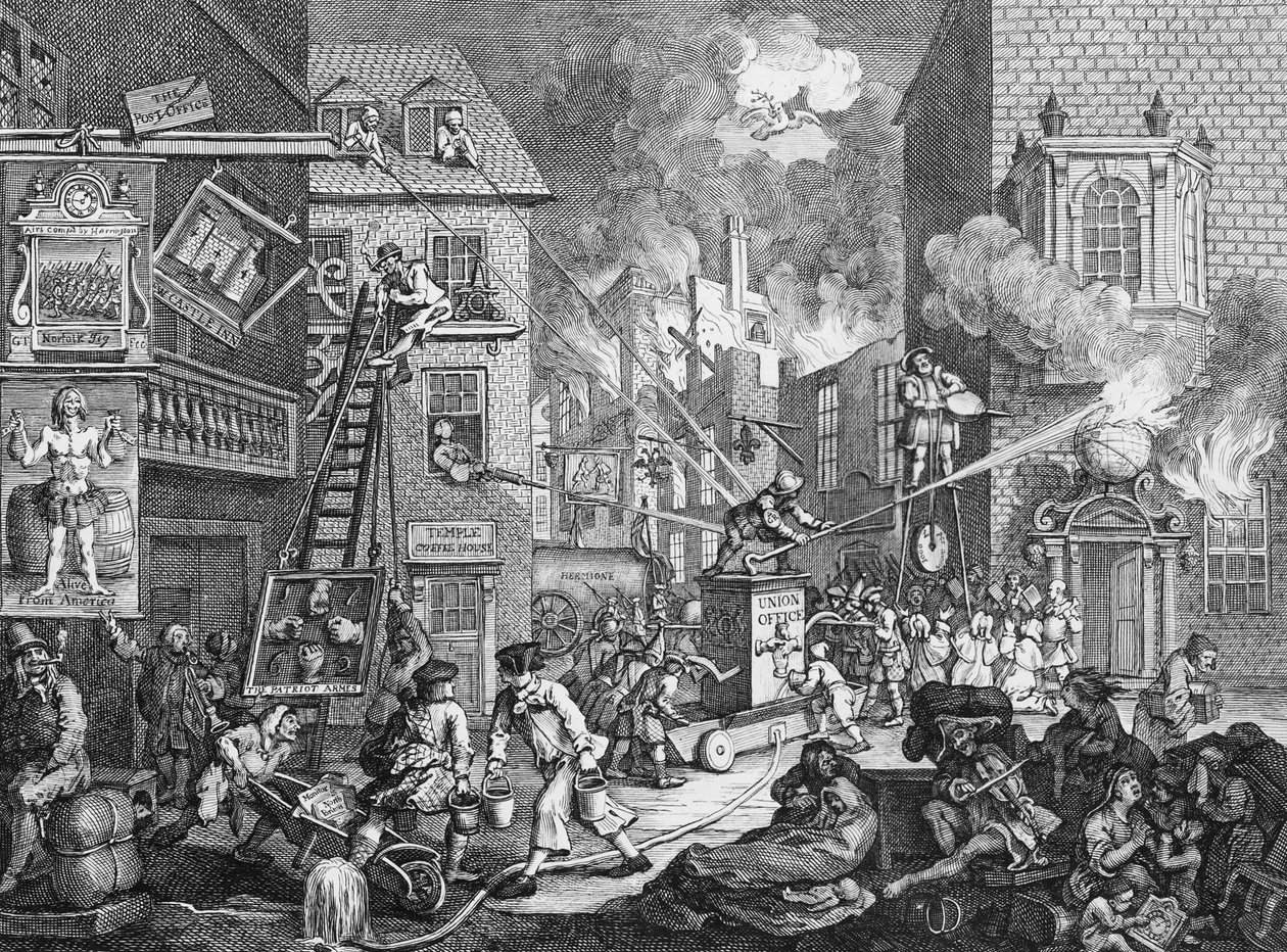 The Times, Plate I, 1762 de William Hogarth