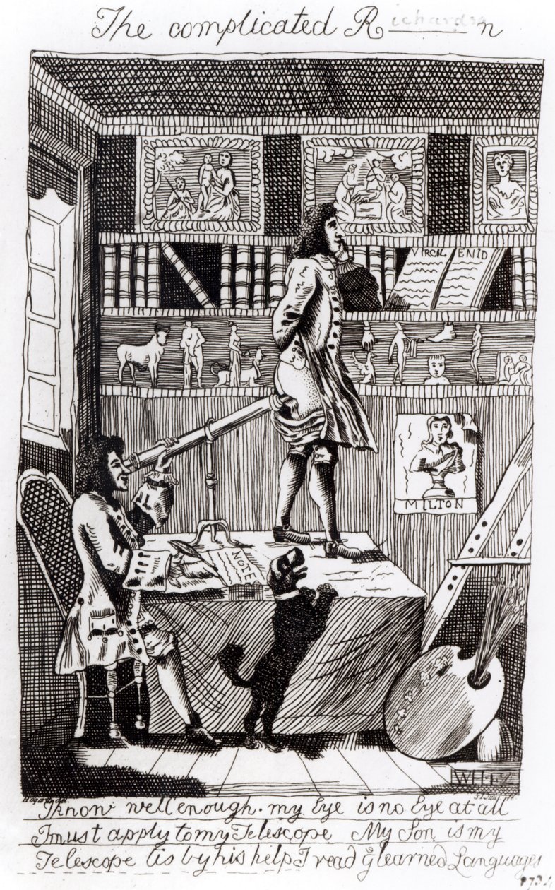 O complicado Richardson, 1724 de William Hogarth