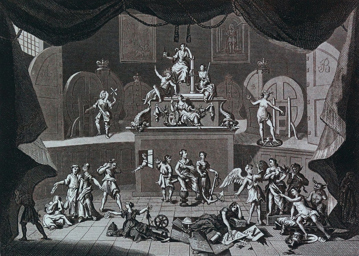 A lotaria de William Hogarth