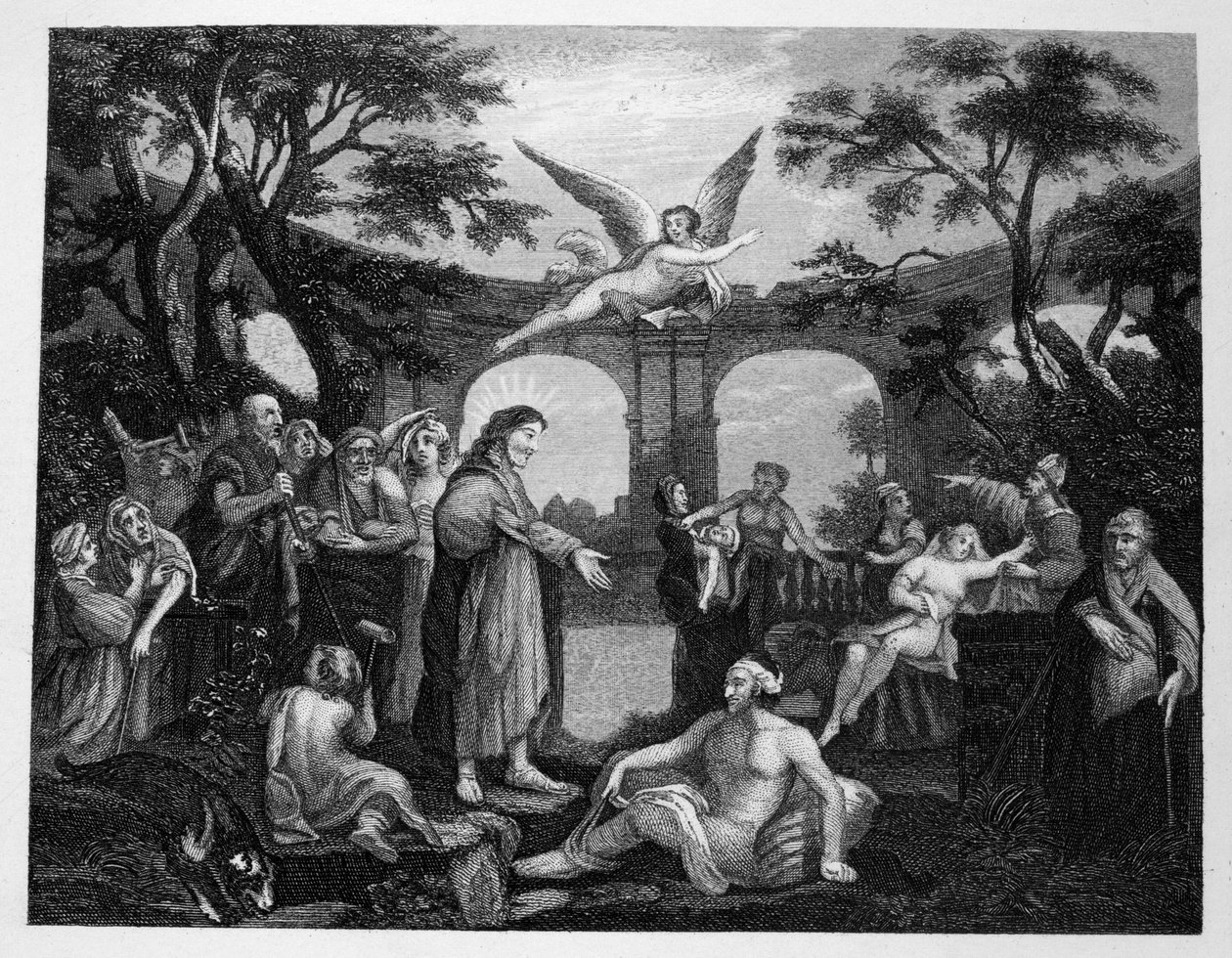 A piscina de Bethesda de William Hogarth