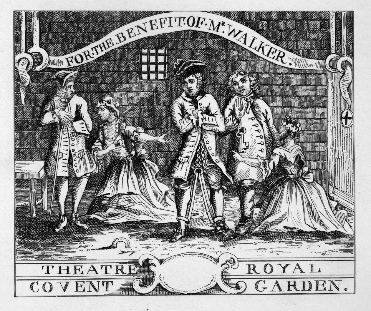 Teatro Real, Covent Garden de William Hogarth