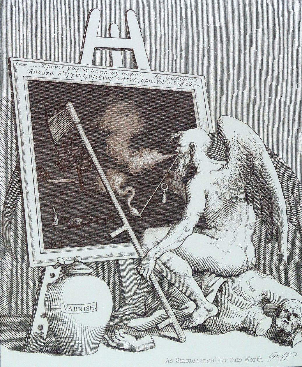 À Natureza e a si próprio apelar de William Hogarth