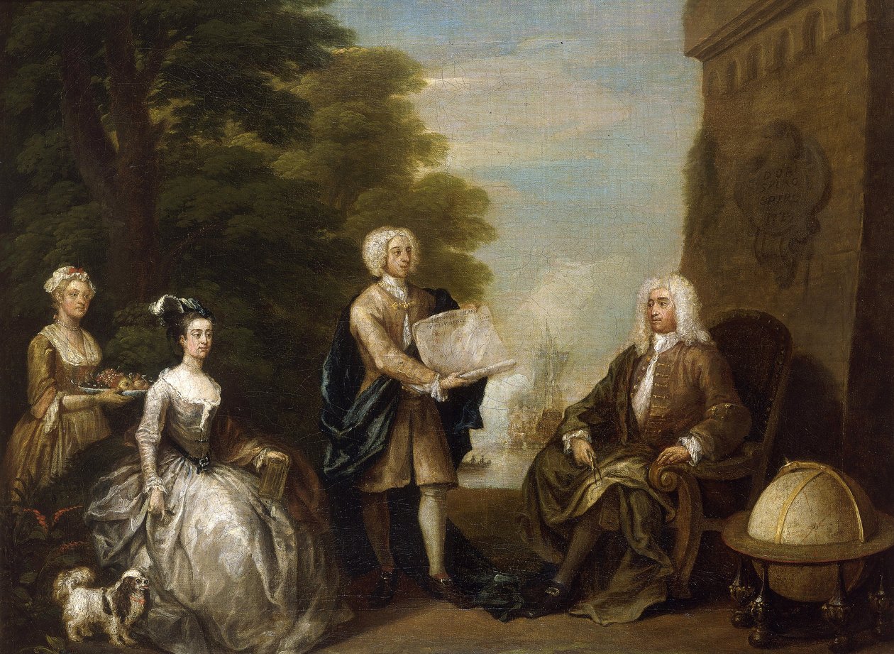 Woodes Rogers (ca. 1679-1732) de William Hogarth