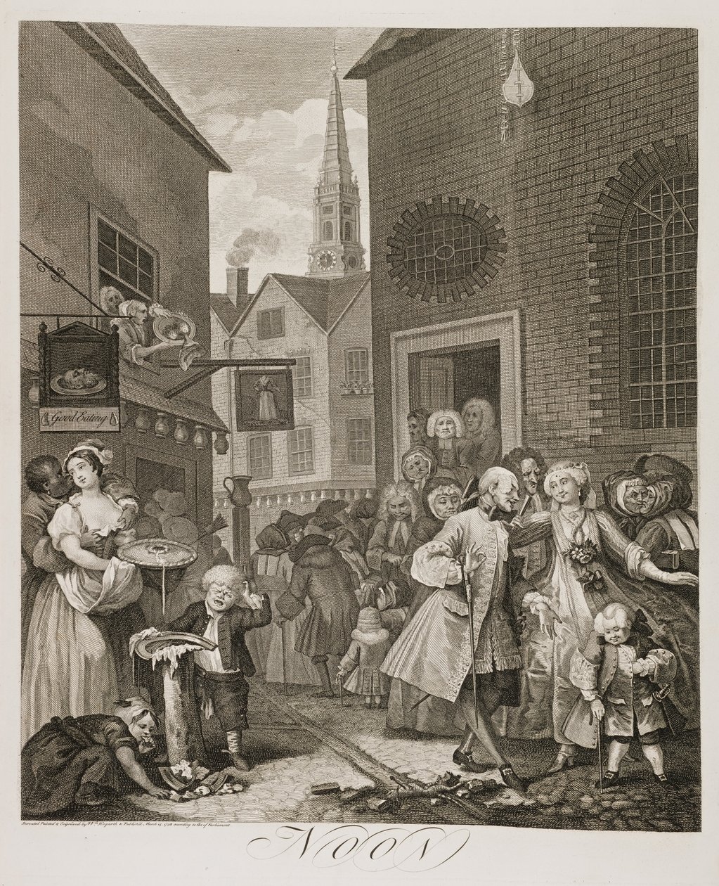 en: Quatro horas do dia: Meio-dia de William Hogarth