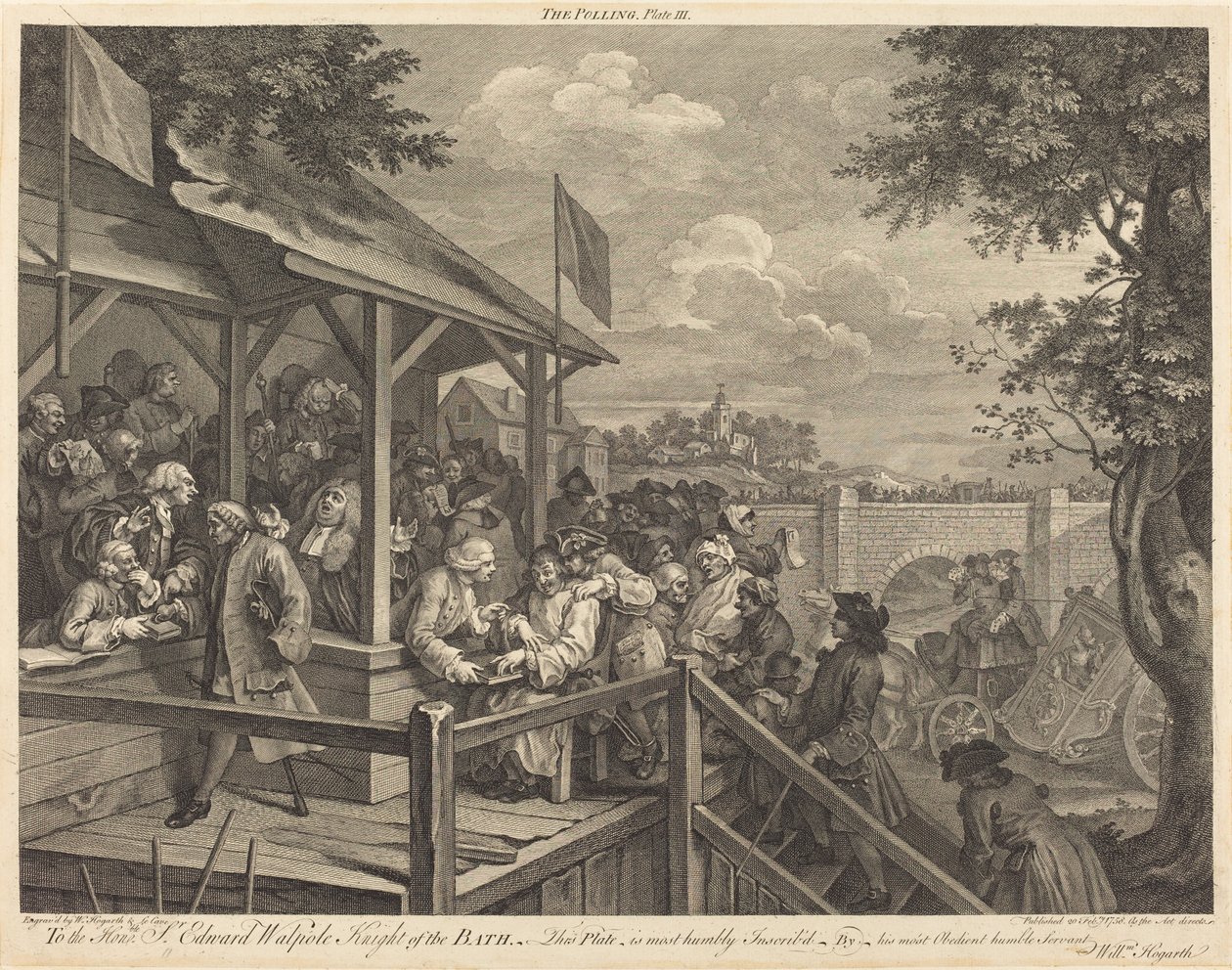 A votação de William Hogarth and Francois Morellon de La Cave