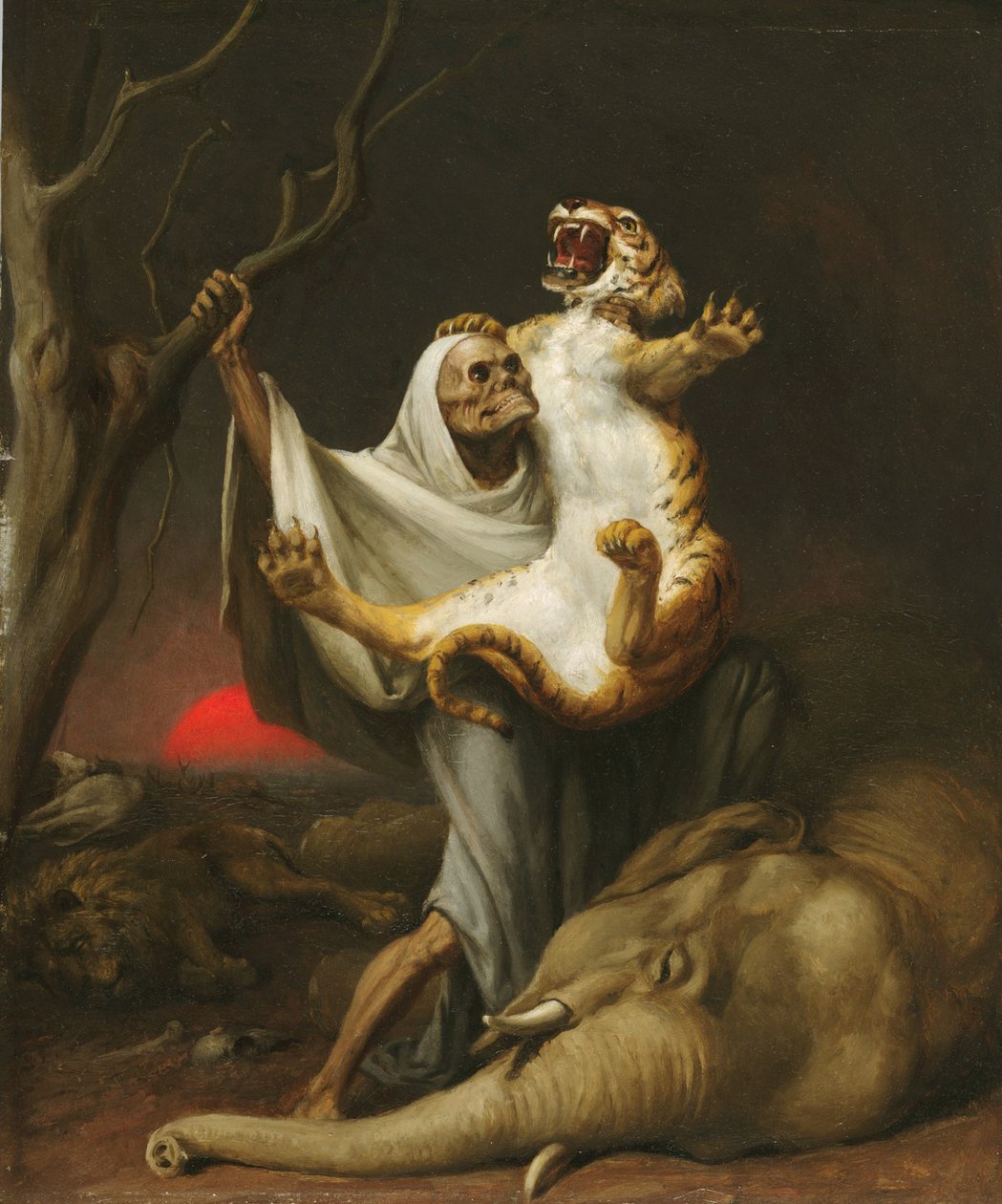 O poder da morte, c.1890. de William Holbrook Beard