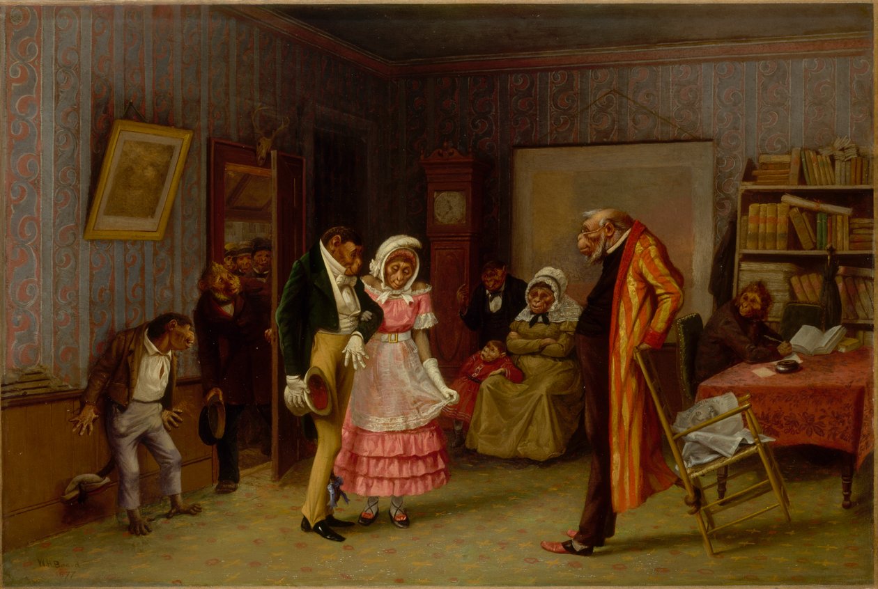 The Runaway Match, 1877. de William Holbrook Beard