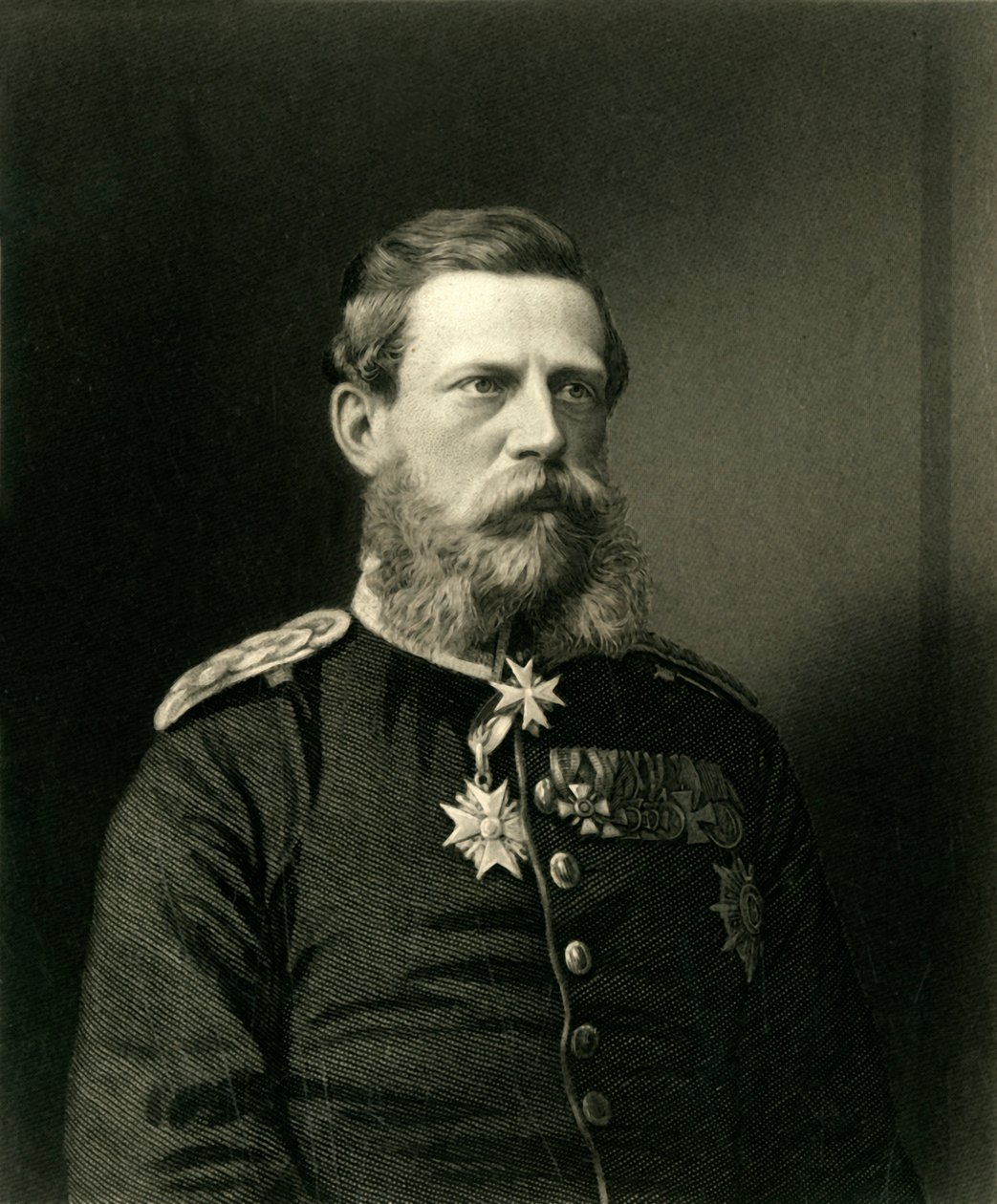 "Príncipe Herdeiro da Prússia", c1872. de William Holl