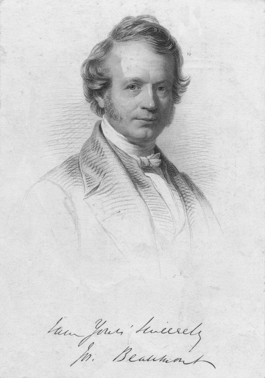 Joseph Beaumont, meados do século XIX. de William Holl