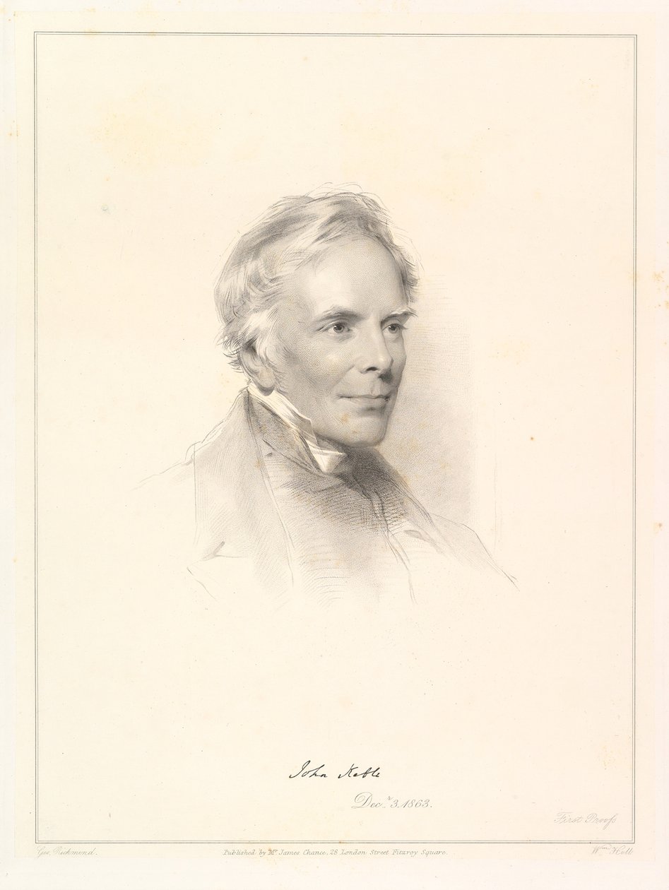 Retrato de John Keble, 1863. de William Holl