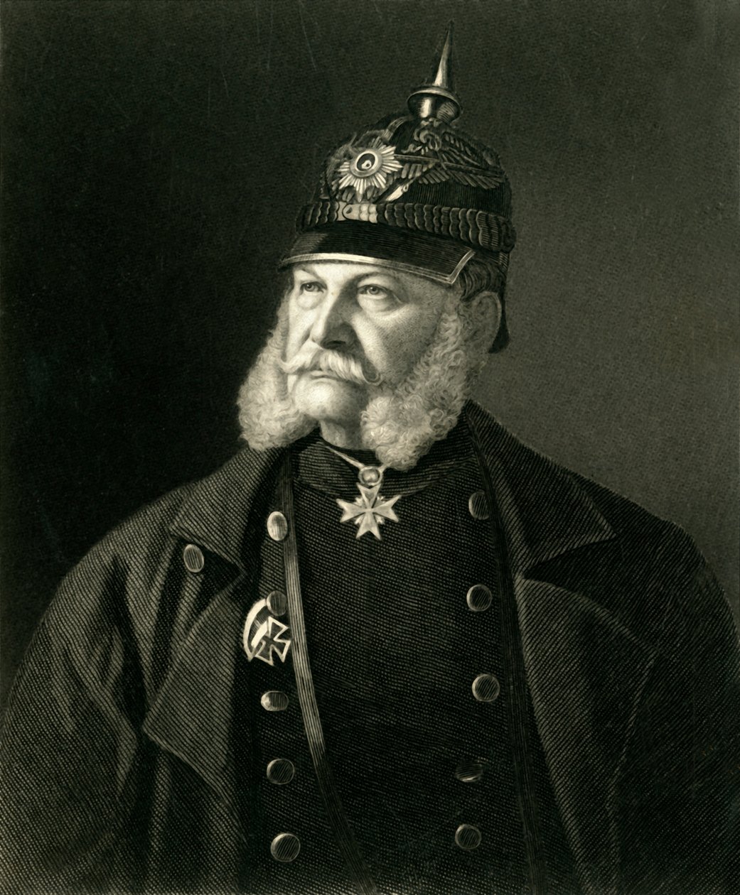 William I, King of Prussia & Emperor of Germany, c1872.   de William Holl