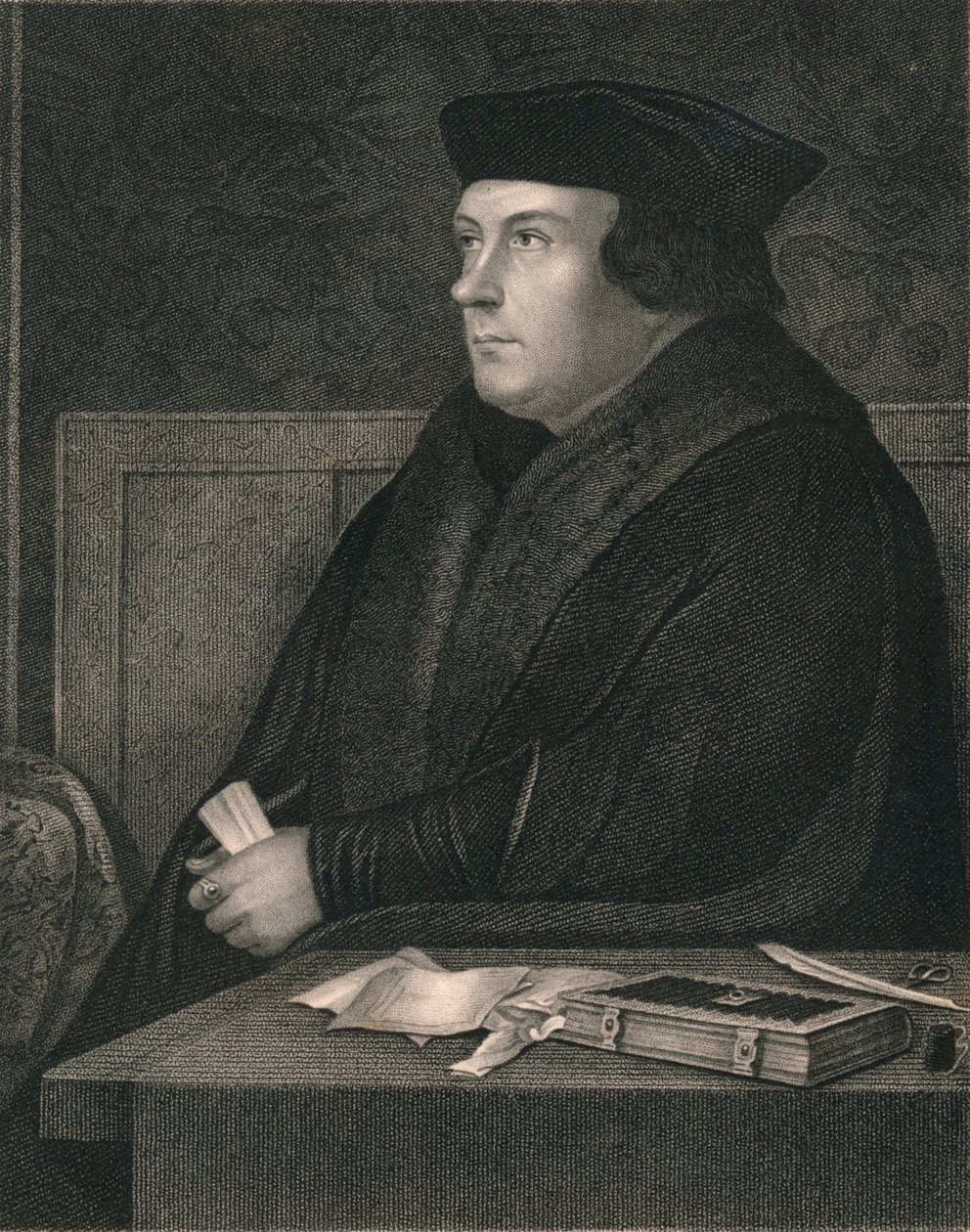 Thomas Cromwell, conde de Essex, meados do século XIX. de William Holl I